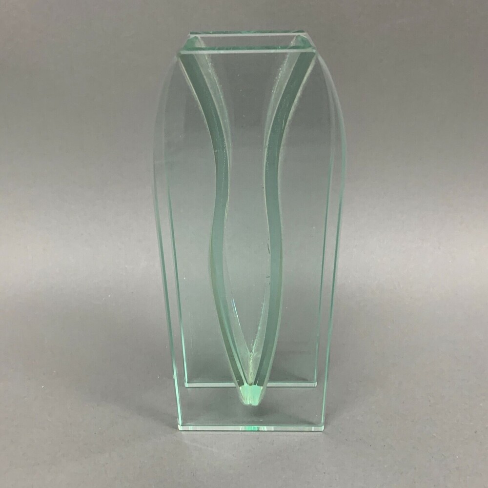 Clear Glass Vase 7 1/2" Tall
